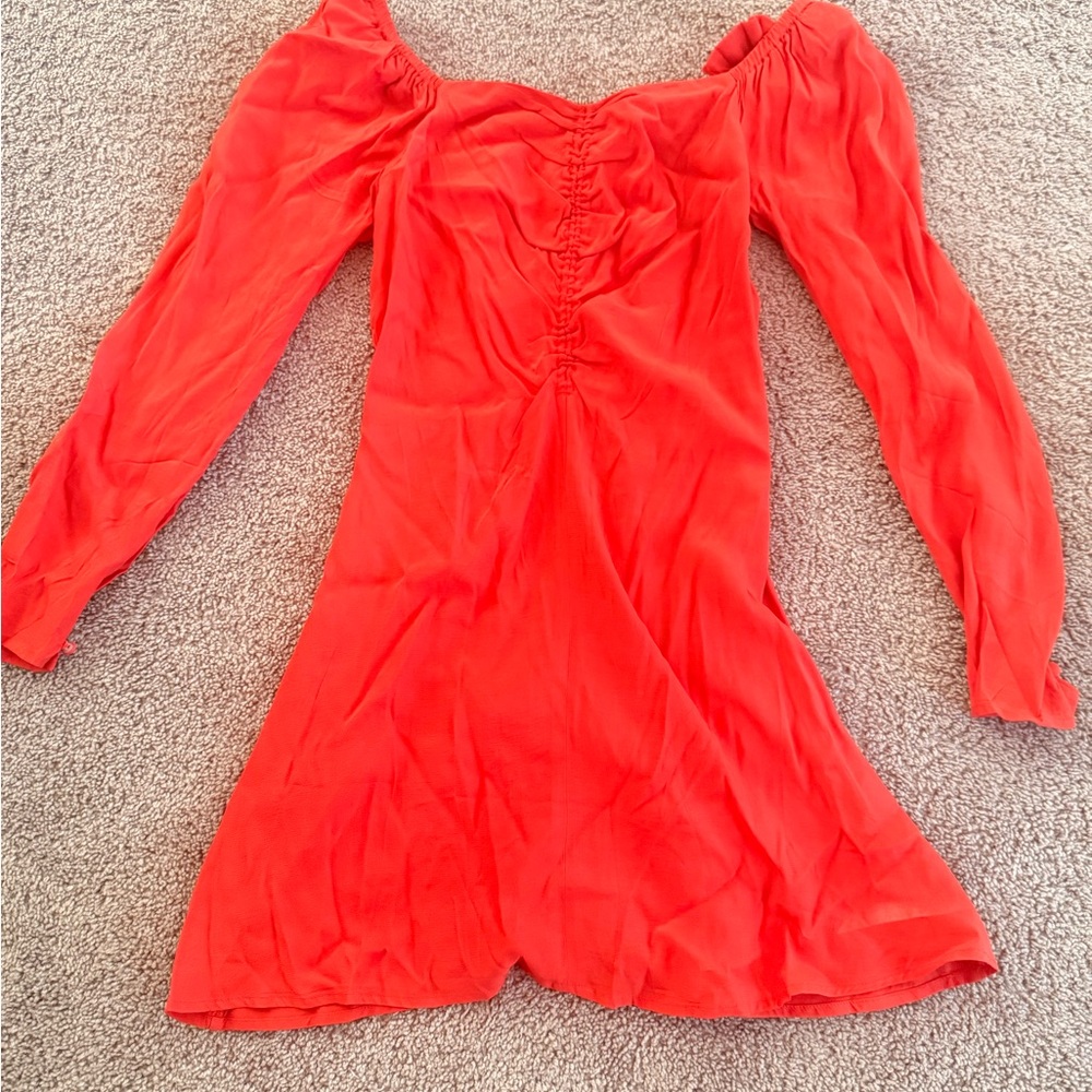 a new day Vibrant Red Long Sleeve Dress